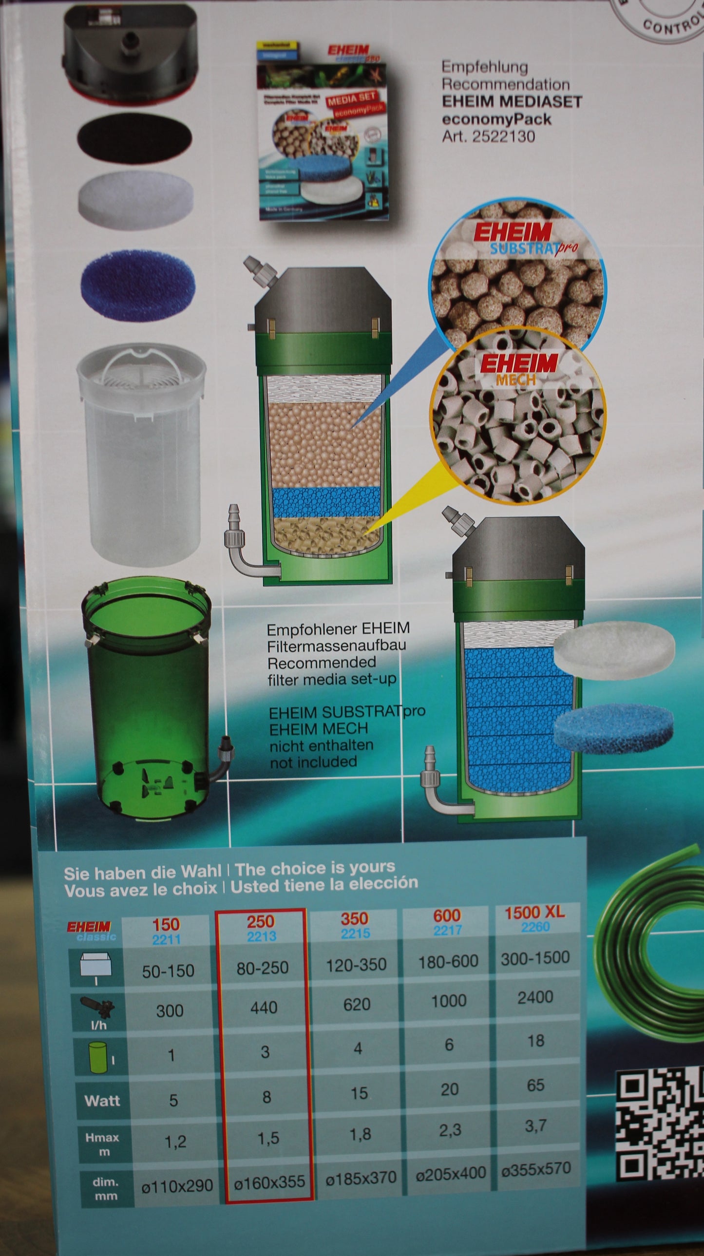 Eheim Classic 250 Canister Filter