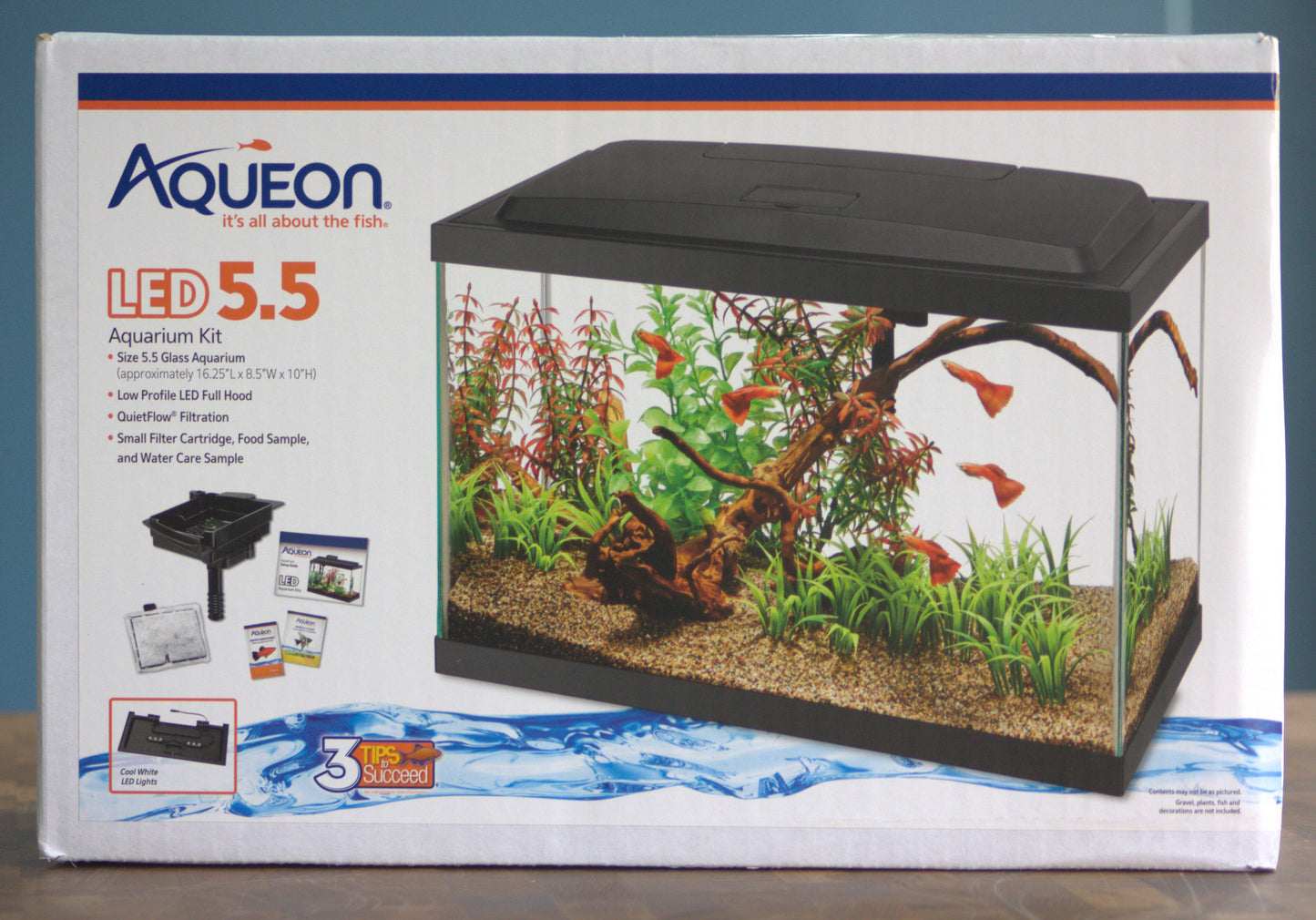 Aqueon 5.5 Gallon Aquarium Kit