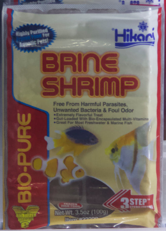 Frozen Brine Shrimp (3.5oz) Hikari