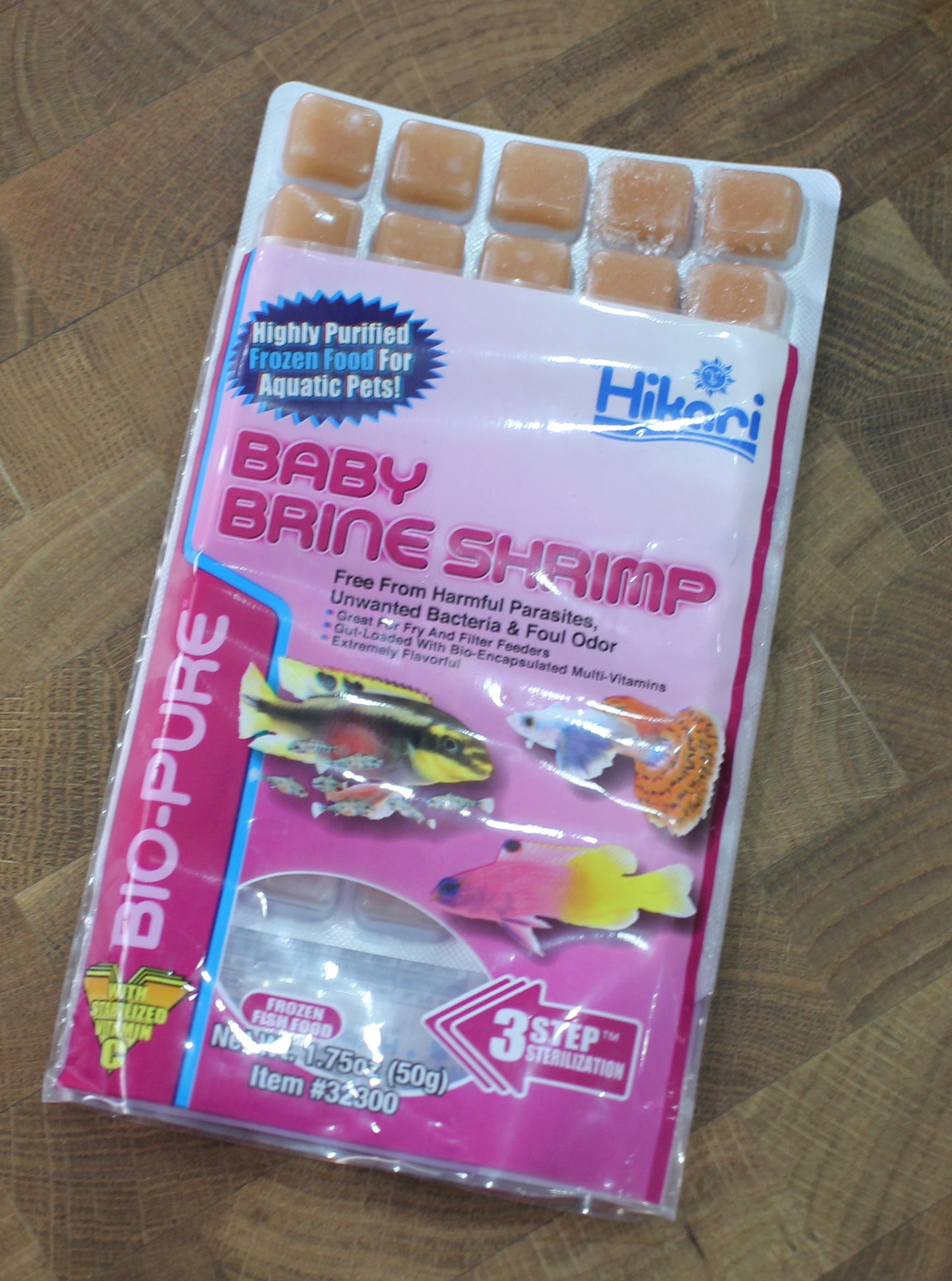 Frozen Baby Brine Shrimp (1.75oz) Hikari